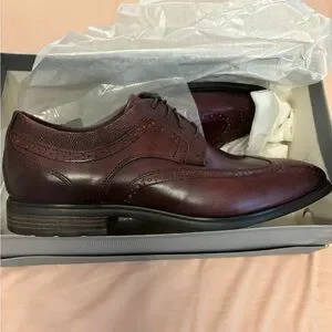 Rockport | Shoes | Rockport Burgundy Farrow Wingtip Shoes 